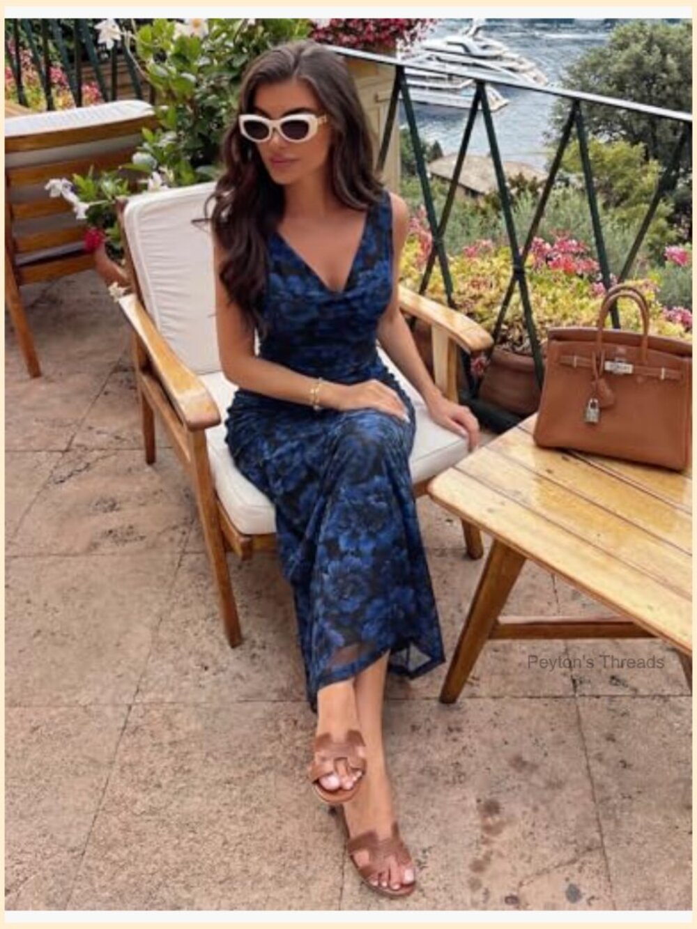 Elegant Bodycon Maxi Cocktail Dress Cowl Neck Sleeveless Formal Wedding Guest - Picture 5 of 7